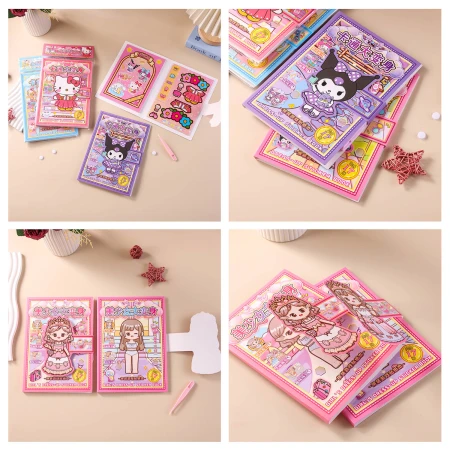 ZC-TT108 Dress-up Game Sticker Notebook ZC-TT108 Dress-up Game Sticker Notebook